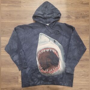 Vintage Shark Graphic Hoodie
